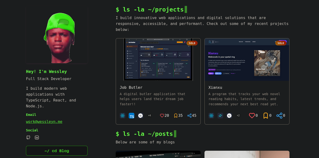 Blog + Portfolio